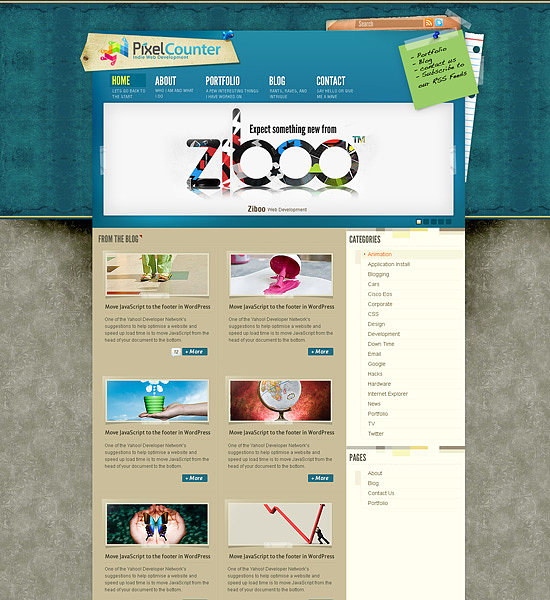 漂亮的網頁界面設計欣賞